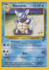 Wartortle 63/130 Non-Holo Gold W Stamp Promo - 2000 Top Deck Magaize